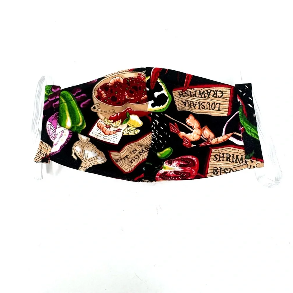 Face mask, 4 layers of cotton fabric, size adult, NWOT